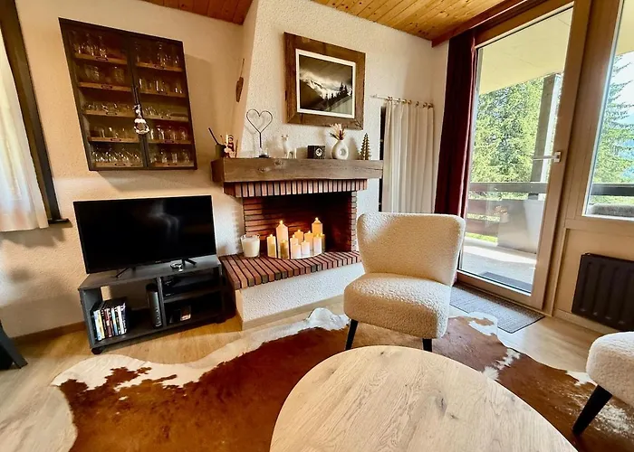 71 18 Les Lutins Alpe Des Chaux 4 People Appartamento Gryon